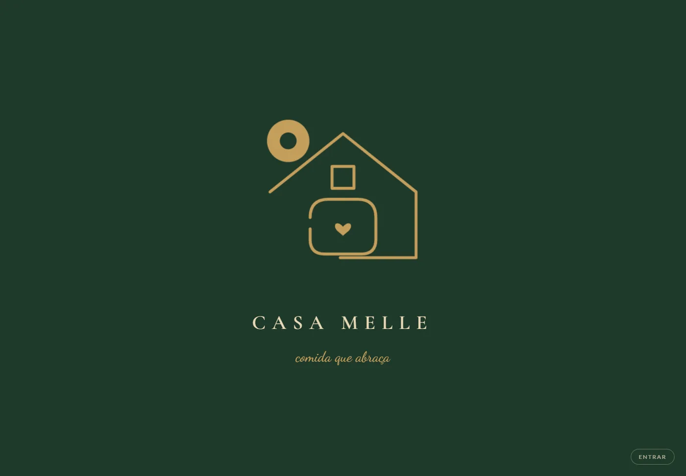 Projeto Casa Melle — Marca + cardápio digital